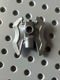 LEGO 11096 Legends of Chima Weapon Axe Head Double Hollow Studs Flat Silver