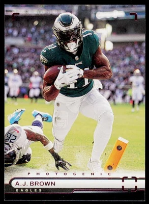2022 Panini Chronicles A.J. Brown PH-11 Photogenic Pink Philadelphia Eagles - Image 1 of 2