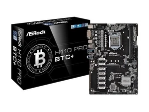 ASRock H110 Pro BTC+ 13GPU Crypto Mining Mainboard - Bild 1 von 3