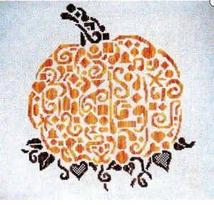 TRIBAL CALABAZA Blanco Sauce Costura Contado Punto de Cruz con Tela Hilo de Cobre - Imagen 1 de 6