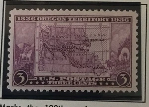 Oregon Territory Stamp - Picture 1 of 1