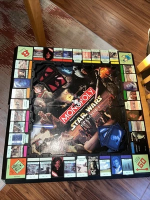 Monopoly Star Wars Episode 1 3D Collector’s Edition Board Game 1999 FOR PARTS - Image 1 of 4