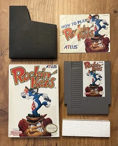Rockin’ Kats NES Atlus RARE Nintendo 1991 Box Manual And Cartridge GETESTET Nice! - Bild 1 von 12
