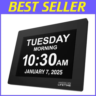 New 2025 Digital Dementia Clock for Seniors - Large Display - Image 1 of 4