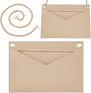 Kit de conversión de inserción organizadora de monedero con cadena dorada, tamaño extra grande de 22x15,5 cm  - Imagen 1 de 12