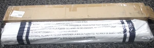 Pottery Barn 6382063 Harper Cordless Shade 32 x 64 White/Navy #5005 - Picture 1 of 4