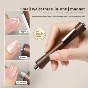 3 in 1 Cat Eye Magnet Portable Manicure Special Tools for Cat Eye Gel Polish - Picture 1 of 8