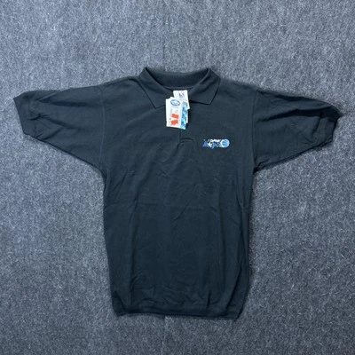 Vintage Orlando Magic Polo Quarter Button Shirt Size Large USA Made NWT - Image 1 of 4