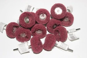 12 pc Polishers Buffers Abrasive 1" Scotch Brite Wheels Grit 240 - Picture 1 of 1