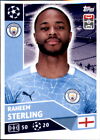 Topps Champions League 2020/21 Sticker MCI17 - Raheem Sterling