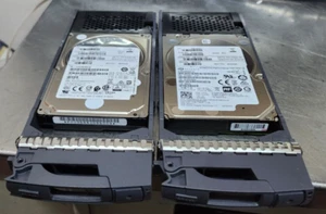 2x NetApp X422A-R6 108-00221 600GB 10K RPM 6Gb/s 2.5" Hard Disk Drives with Tray - Picture 1 of 2