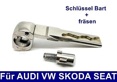 Ersatz Schlüssel Bart + Schleifen Nachmachen Fräsen Für AUDI VW SKODA SEAT HAA  • 15.99€