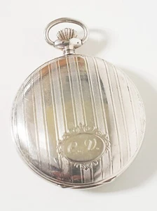 OROLOGIO DA TASCA SAVONETTE REMY FLORIEN SWISS ARGENTO 925 FUNZIONANTE - Imagen 1 de 5