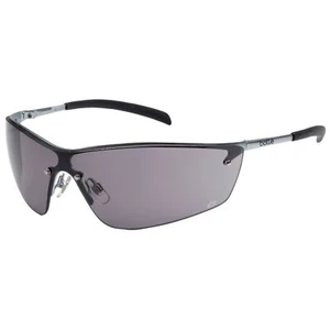 Bolle Silium Safety Glasses with Silver Frame and Smoke Anti-Fog Lens ANSI Z87+ - Picture 1 of 1