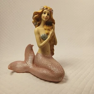 Mermaid figurine Quality Resin Vintage Sparkle  - Picture 1 of 7