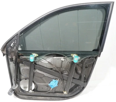 04-07 VOLKSWAGEN TOUAREG FRONT LEFT DRIVER WINDOW REGULATOR GLASS COMPLETE OEM - Image 1 of 4