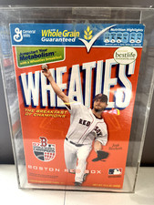 2007 BOSTON RED SOX - WORLD SERIES JOSH BECKETT - Full WHEATIES BOX - incased