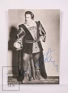 Original Signed Photograph by the Italian Tenor / Opera Singer Luigi Ottolini - Foto 1 di 3