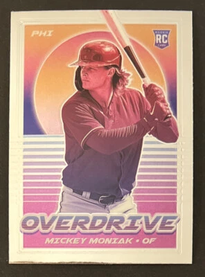2021 Panini Chronicles Overdrive Mickey Moniak Rookie Card - #10 - Philadelphia - Image 1 of 2
