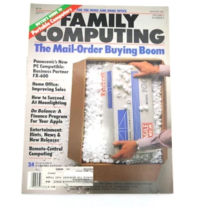 Agosto 1987 Volume 5 Numero 8 Family Computing Magazine Mail order acquisto boom - Foto 1 di 8