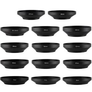 Essential Metal Lens Hood For DSLR Cameras 39mm-82mm for Most Lens Optional - Picture 1 of 22