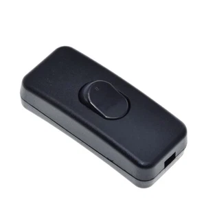 Interruptor basculante en línea encendido/apagado para lámpara de mesa luz de escritorio 2A 12v 220v núcleo negro - Imagen 1 de 5