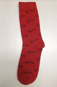 Red Alligator Socks Novelty Unisex 6-12 Crazy Fun SF49 - Picture 1 of 1