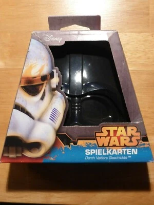 Spielkarten -STAR WARS- Darth Vaders Geschichte - NEU - schwarze Maske - Vader  - Bild 1 von 4