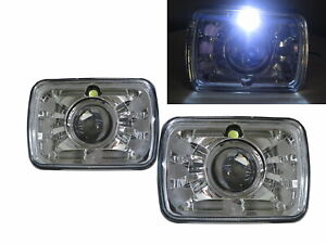 Skyhawk First generation 1979-1980 Projector Headlight Chrome V2 for Buick LHD