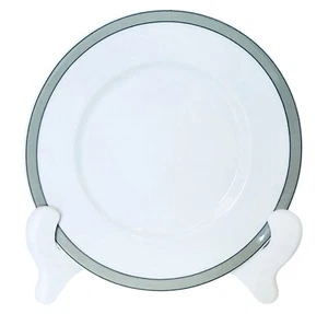 Jammet Seignolles Limoges France BEAUVAIS White Gray Bread & Butter Plate MINT - Picture 1 of 6