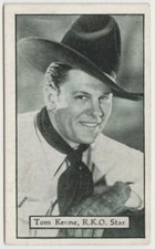 Tom Keene 1933 Turf Personality Series Film Stars Tobacco Card #8
