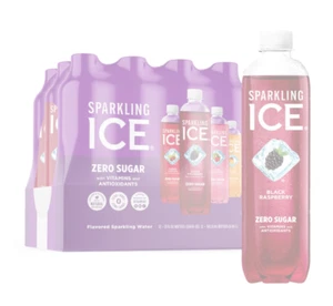 Paquete Variedad Púrpura Hielo Espumoso Sabor Agua Cero Azúcar 17 fl oz 12 unidades - Imagen 1 de 3