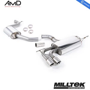 Milltek Scirocco GT 2.0 TSi Exhaust Cat Back Resonated SSXVW105 EC Approved - Picture 1 of 7