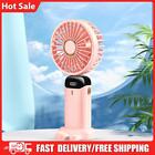 Retractable Mute Fans 5-Speed Fans LED Display for Home Office Camping Outdoor