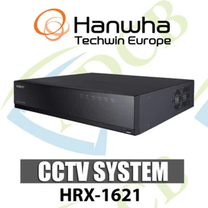 Samsung Hanwha HRX-1621 5-in-1 16CH DVR Recorder IP AHD HDTVI HDCVI CVBS CCTV - Picture 1 of 1