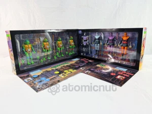 Set arcade NECA SDCC TMNT 2016 Teenage Mutant Ninja Turtles & Foot Clan confezione da 4 - Foto 1 di 12