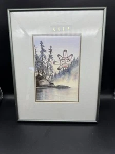 Framed "The Sun" watercolor by Sue Coleman 14"x11" framed American Wildlife - Picture 1 of 9