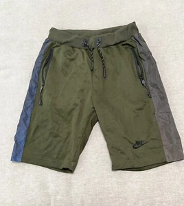Pantaloncini Nike Athletic Uomo M Active Gym Abbigliamento Sportivo Tasche Coulisse Verde - Foto 1 di 7