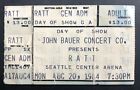 1984 Ratt Ticket Stub 8 20 84 Out Of The Cellar Tour   Seattle Center Arena Wa