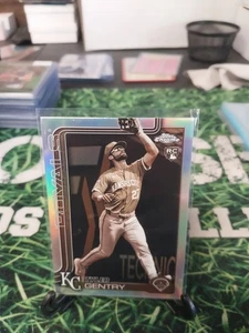2025 Topps Chrome Tyler Gentry #218 RC Sepia Refractor Royals - Picture 1 of 2