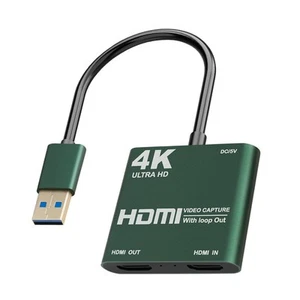 4K 1080P Videoaufnahmekarte Loop Out für Spielaufzeichnung Live-Streaming 14631 - Bild 1 von 9