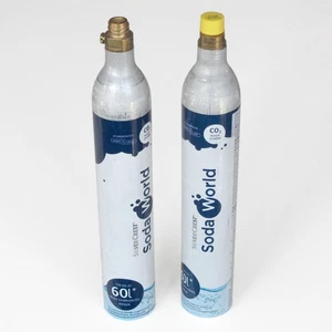 2x CO2 Tauschzylinder SilverCrest Soda World Stream Club 60L leer, Ersatz - Bild 1 von 3