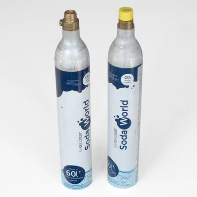 2x CO2 Tauschzylinder SilverCrest Soda World Stream Club 60L leer, Ersatz - Bild 1 von 3