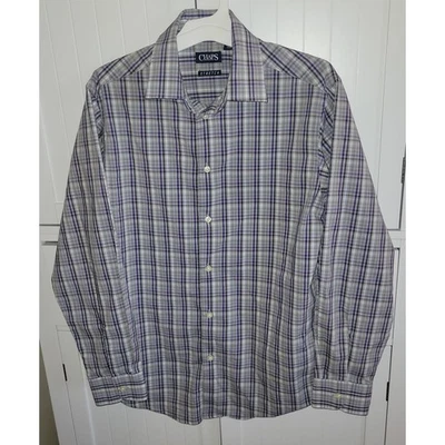 Chaps эластичной мальчиков на пуговицах длинным рукавом клетку рубашка - L - Изображение 1 из 3