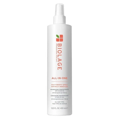 Biolage Spray Todo en Uno Multi-Beneficio - Tratamiento Sin Enjuague, Aceite de Coco Foto 1 de 4