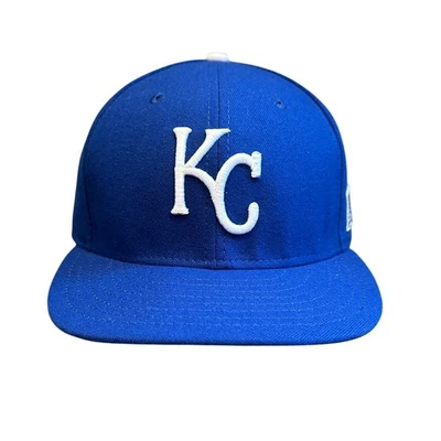 Gorra Kansas City Royals azul New Era 59FIFTY en el campo 7 1/2 postemporada 2014 Foto 1 de 4