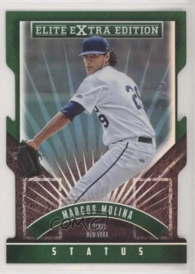 2015 Panini Elite Extra Edition Status Emerald Die-Cut /25 Marcos Molina #154 - Image 1 of 2