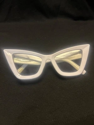 Gafas Cateye blancas vintage Foto 1 de 3