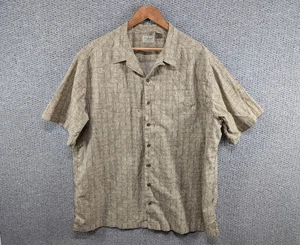 L.L. BEAN Men's Aztec Tribal Ethnic Pattern Holiday Cotton Button Shirt XL Tall - Picture 1 of 10