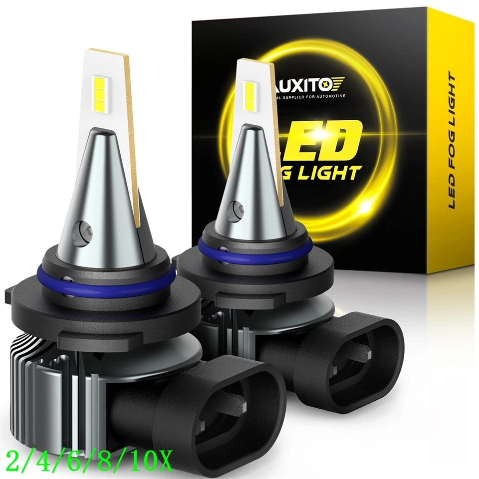 LED Foglight Bulbs 9006 HB4 Low Beam DRL Driving Fog Light Plug&Play Kit 2/10x - Image 1 of 4